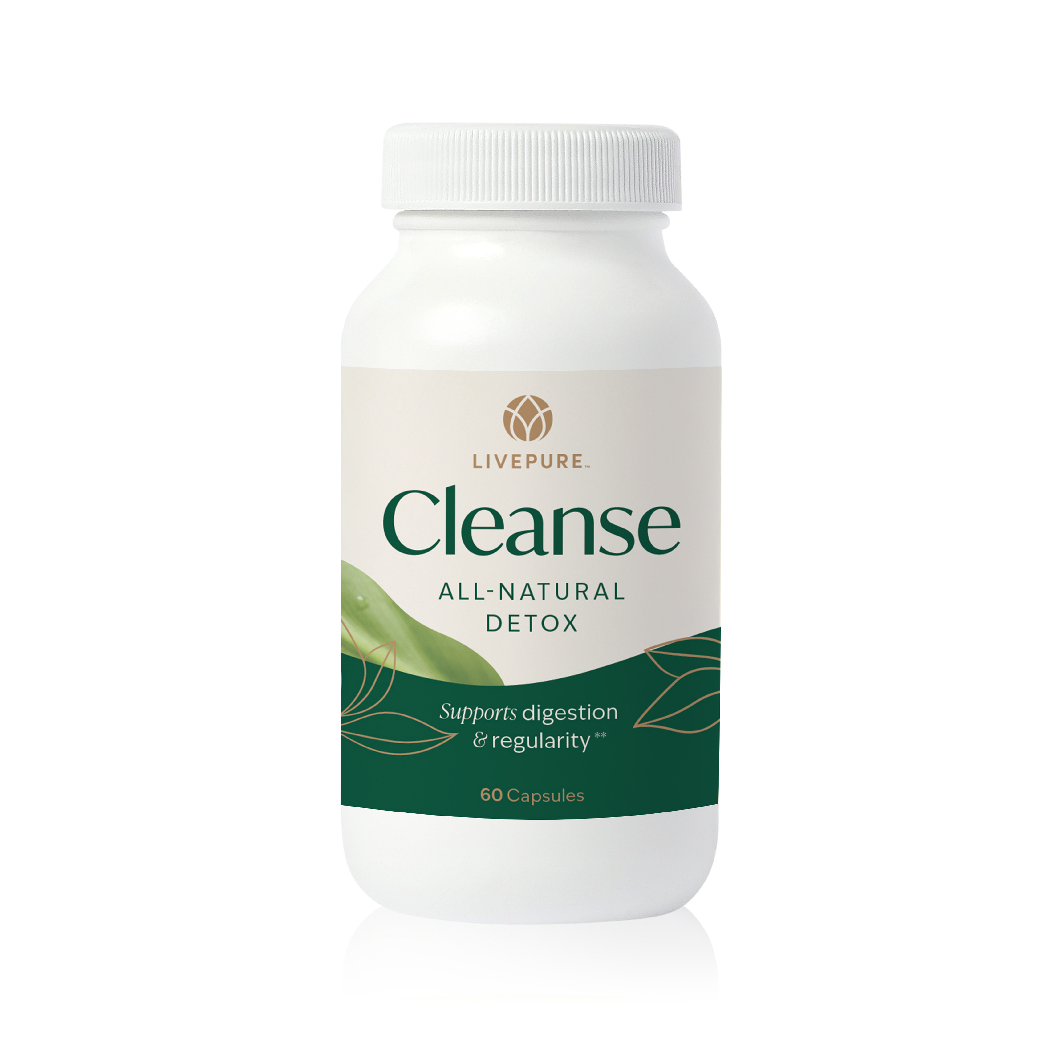 Cleanse Capsules — Herbal Digestive Detox Supplement